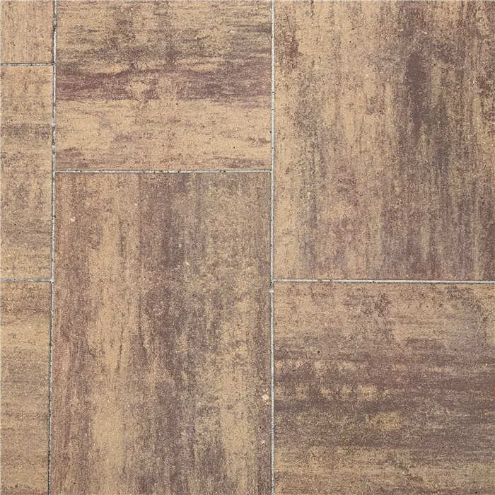 SEMMELROCK CITYTOP Grande kombi protect / dlažba s mikro zkosenou hranou, výška 6 cm - triomix podzim