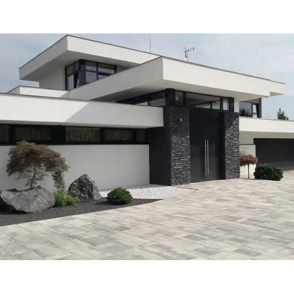 SEMMELROCK CITYTOP Grande kombi protect / dlažba s mikro zkosenou hranou, výška 6 cm - bíločerná