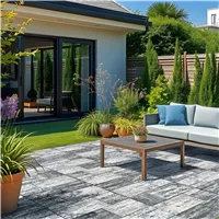 SEMMELROCK CITYTOP XL 6 kombi / dlažba s mikro zkosenou hranou, výška 6 cm - bíloantracitová