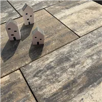 SEMMELROCK CITYTOP XL 6 kombi / dlažba s mikro zkosenou hranou, výška 6 cm - bíločernokaramelová