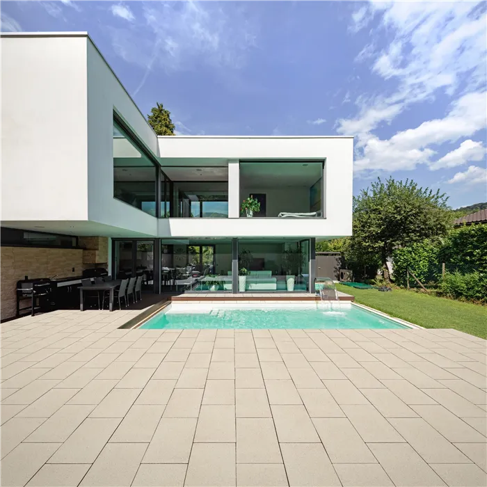 SEMMELROCK MODERN comfort / dlažba se zušlechtěným povrchem SL a Semmelrock protect plus 30x30x5 cm - krémová