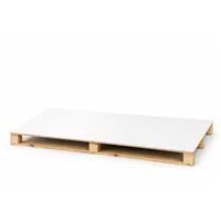 BAUDER / FPO VBL 14 poplastovaný plech tabule (1 × 2 m = 2 m²) - sněhově bílá