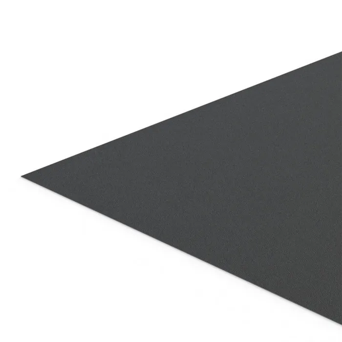 BAUDER / FPO VBL 14 poplastovaný plech tabule (1 × 2 m = 2 m²) - granitově černá