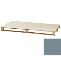 BAUDER / FPO VBL 14 poplastovaný plech tabule (1 × 2 m = 2 m²) - stříbřitě šedá