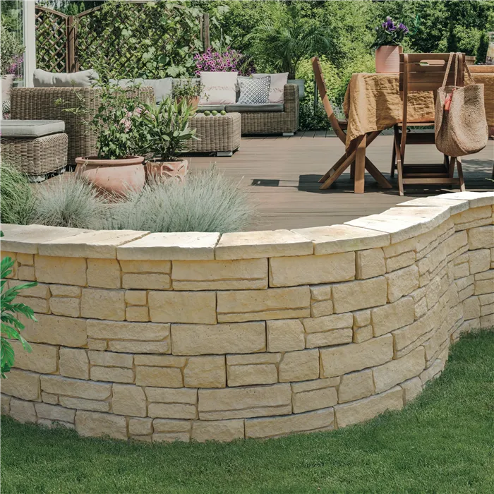 SEMMELROCK BRADSTONE MOUNTAIN BLOCK / zdicí systém - základní kámen 29,5x22,5x10 cm - pískovcová