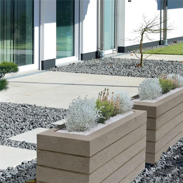 SEMMELROCK BRADSTONE LIAS / plotový systém - poloviční kámen 35x30x7 cm, strukturovaný povrch - šedohnědá