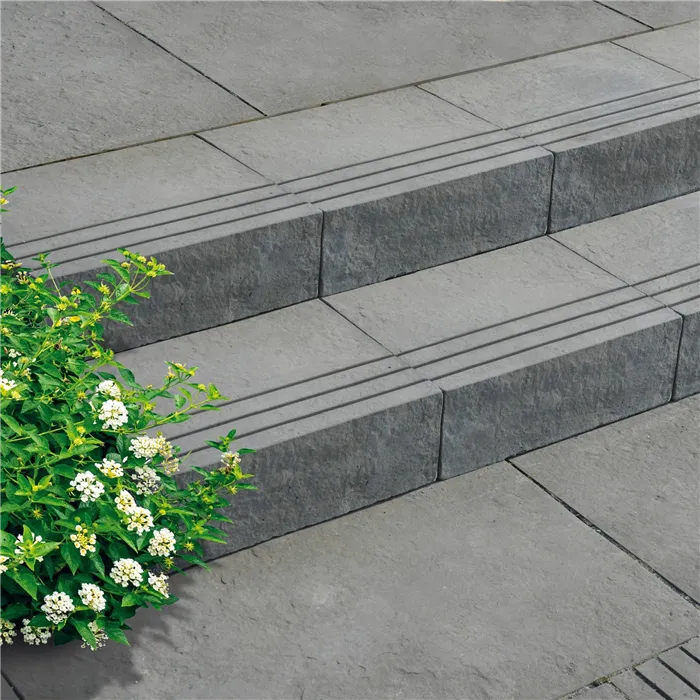 SEMMELROCK BRADSTONE LIAS / schod 45x35x15 cm - šedohnědá