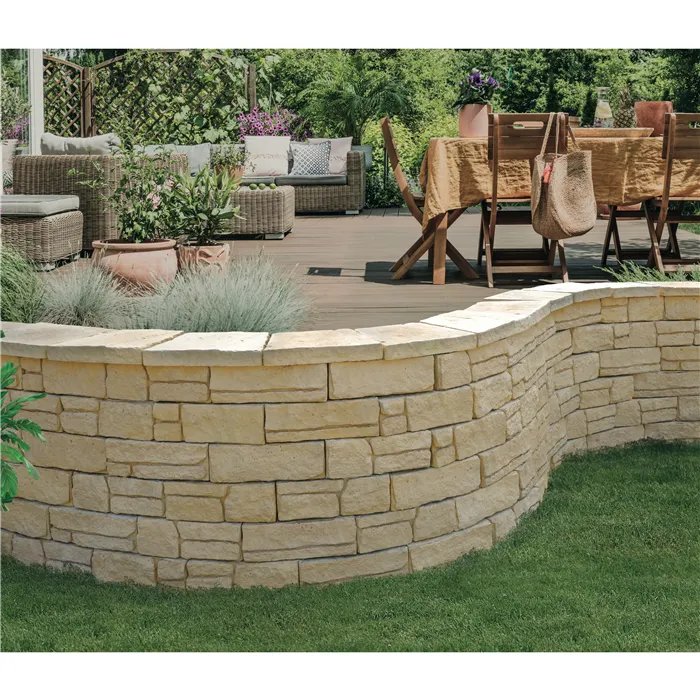 SEMMELROCK BRADSTONE MOUNTAIN BLOCK / zdicí systém - rohový kámen 29,5x22,5x10 cm - pískovcová
