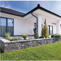 SEMMELROCK BRADSTONE MOUNTAIN BLOCK / zdicí systém - rohový kámen 29,5x22,5x10 cm - šedá melírovaná