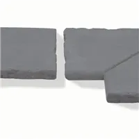 SEMMELROCK BRADSTONE OLD TOWN / bazénový lem - rohový prvek 45x45x4 cm - břidlicově šedá