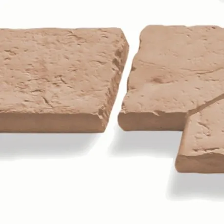 SEMMELROCK BRADSTONE OLD TOWN / bazénový lem - rohový prvek 45x45x4 cm - hnědá