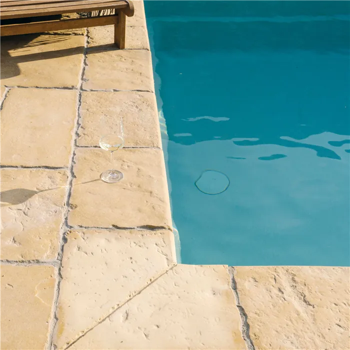 SEMMELROCK BRADSTONE OLD TOWN / bazénový lem - základní prvek 45x30x4 cm - pískovcová