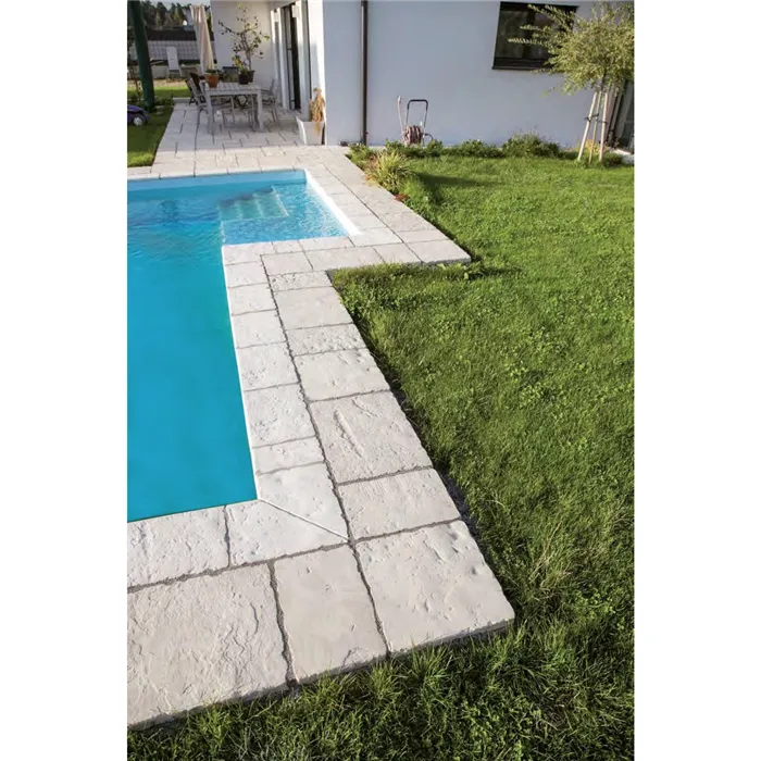 SEMMELROCK BRADSTONE OLD TOWN / bazénový lem - základní prvek 45x30x4 cm - slonovinová