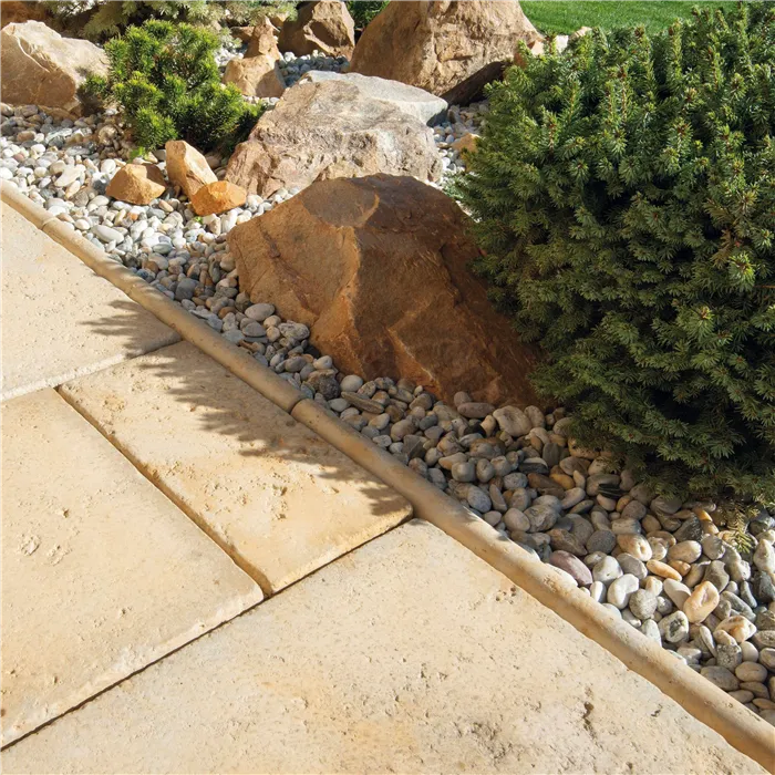 SEMMELROCK BRADSTONE TRAVERO / obrubník 60x4x15 cm - béžová melírovaná
