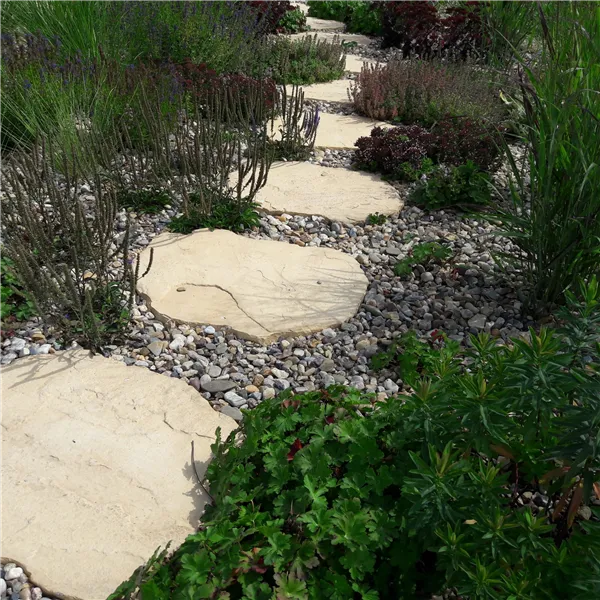 SEMMELROCK BRADSTONE OLD TOWN / nášlapný kámen 56x42x3,7 cm - břidlicově šedá