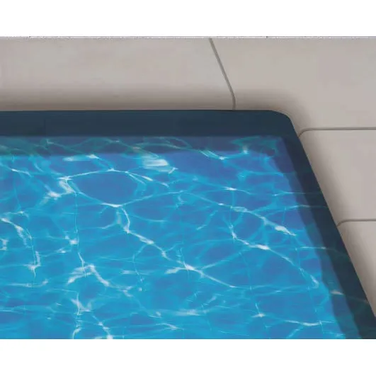 SEMMELROCK UNIVERZÁLNÍ BAZÉNOVÝ LEM / rohový prvek 45x45x3,5 - slonovinová