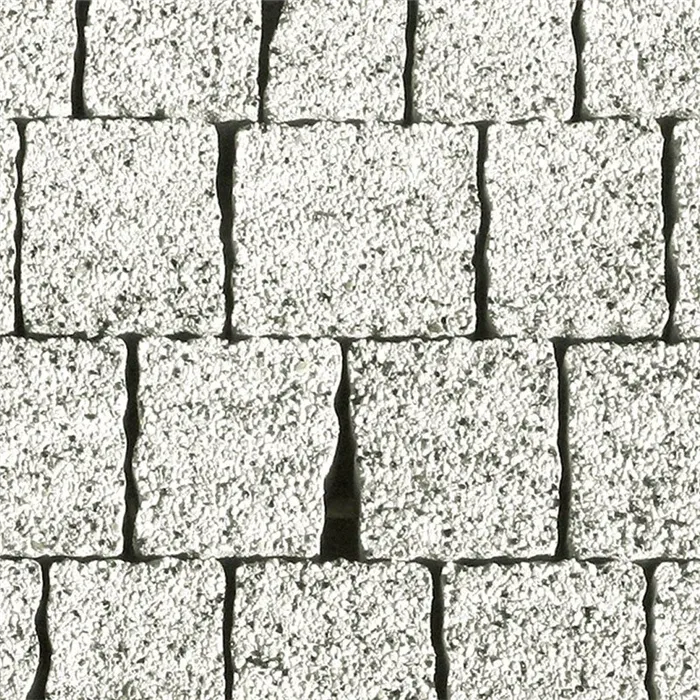 SEMMELROCK NATURO / maloformátová dlažba, výška 6 cm, nepravidelný tvar - granit světlá 