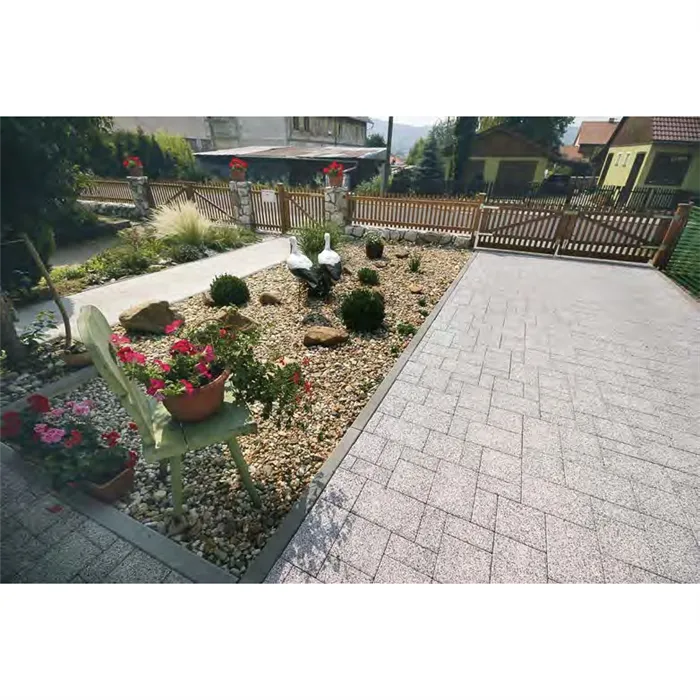 SEMMELROCK LA LINIA kombi / dlažba, výška 6 cm, jemně vymývaný povrch - granit světlá