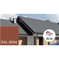 BUDMAT / ARIA 350/1040 PE RAL 8004 lesk - cihl. červená