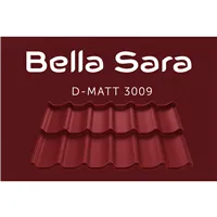 BUDMAT / BELLA SARA 350/1150 D-MATT PLUS RAL 3009 - červenohnědá