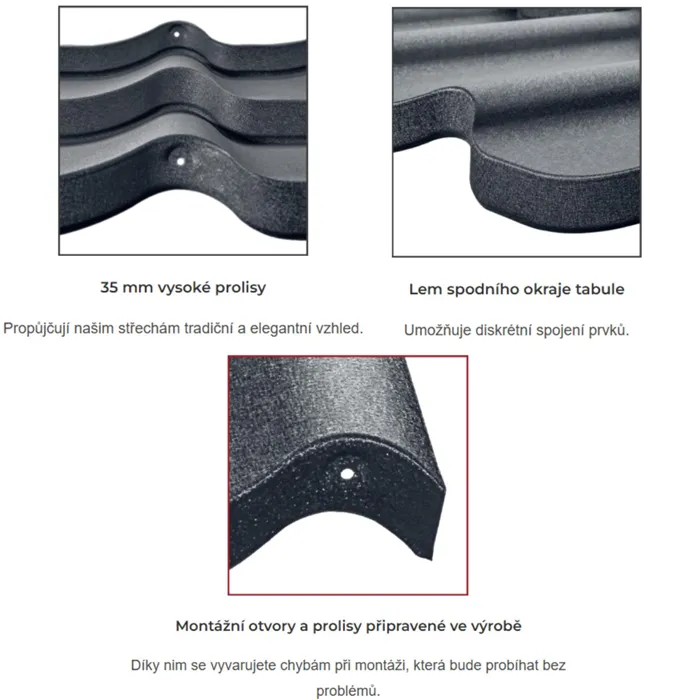 BUDMAT / BELLA SARA 350/1150 D-MAT PLUS RAL 7016 - antracit