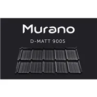 BUDMAT / MURANO 350/1140 D-MATT RAL 9005 - černá