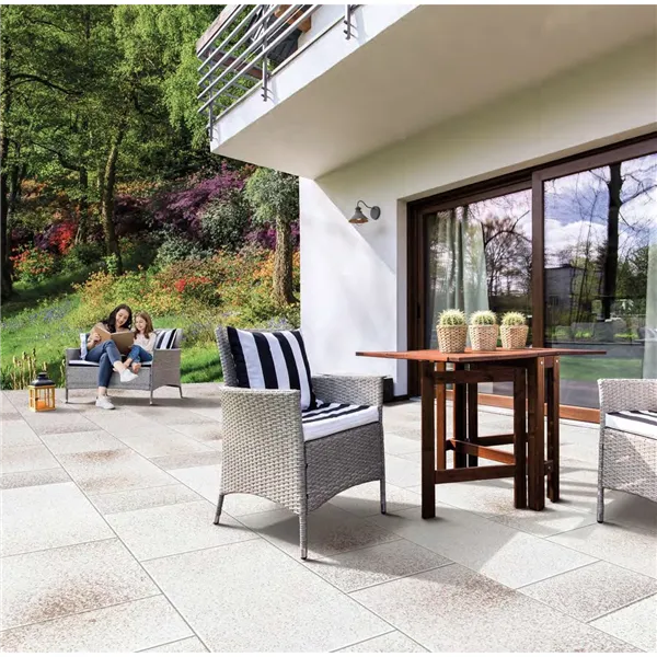 SEMMELROCK UMBRIANO / dlažba 50x25x8 cm, melírovaný povrch, bez zkosení - granit béžová