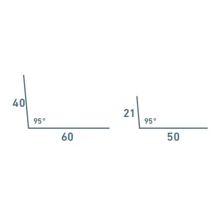 LS Systém / Poplast PVC Vnitřní roh (koutová lišta) 2 m - 71 mm (21/50)